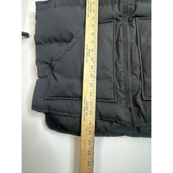 Vintage 80s Walls Blizzard-Pruf Insulated Outerwear Down Puffer Vest Black 46R - Picture 10 of 11